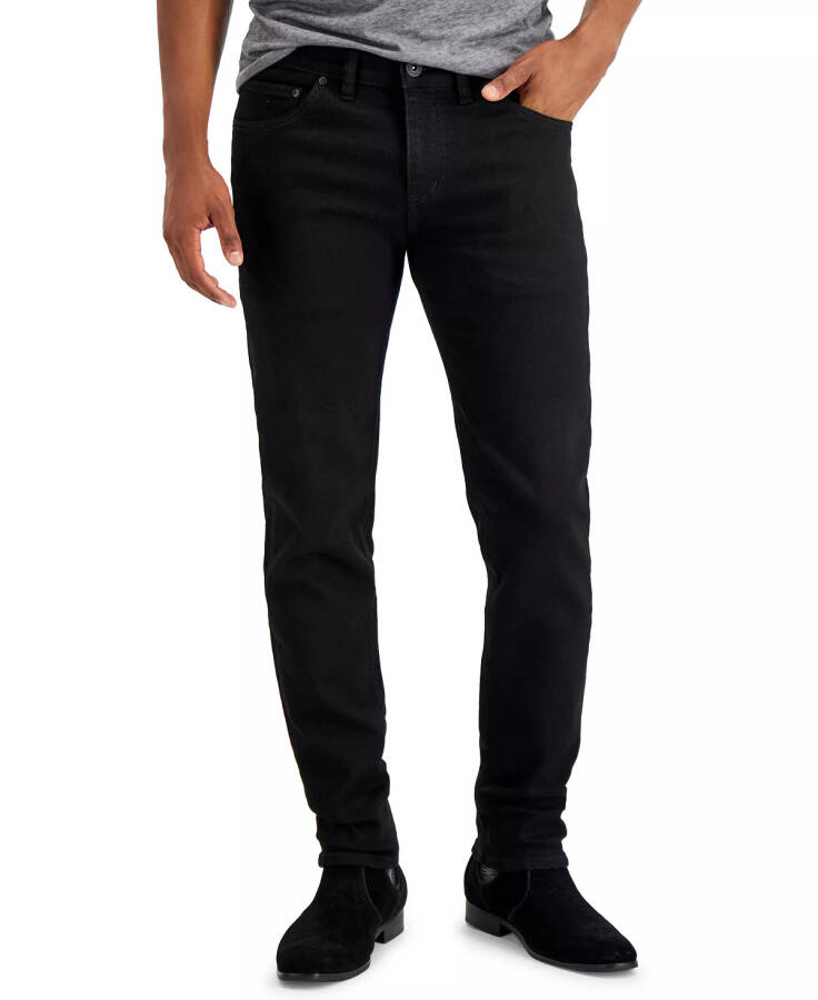 Men's Baldwin Tapered Jeans, Created for Macy's Black Wash - 1