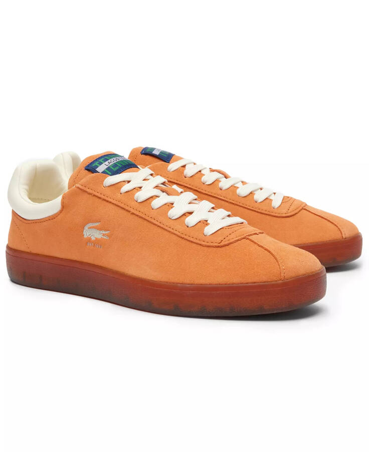 Men's Baseshot Lace-Up Court Sneakers Orange/Gum - 1