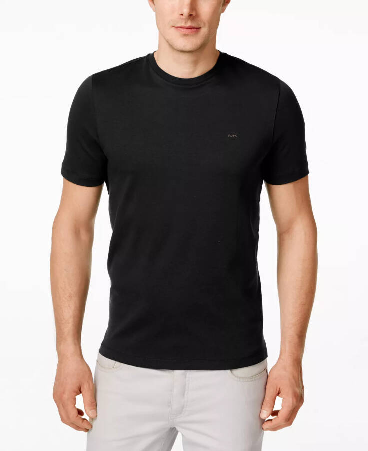 Men's Basic Crew Neck T-Shirt Black - 1