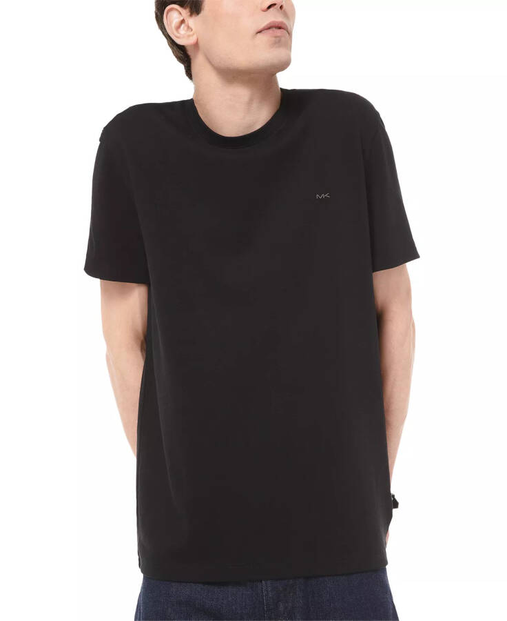 Men's Basic Crew Neck T-Shirt Black - 3