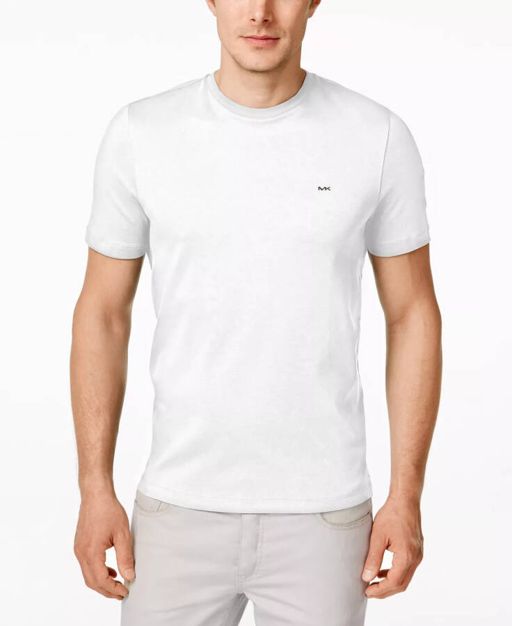 Men's Basic Crew Neck T-Shirt White - 1