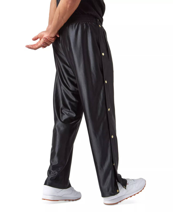 Men's Basketball Gold-Tone Snap Pants, Created for Macy's Black - 8