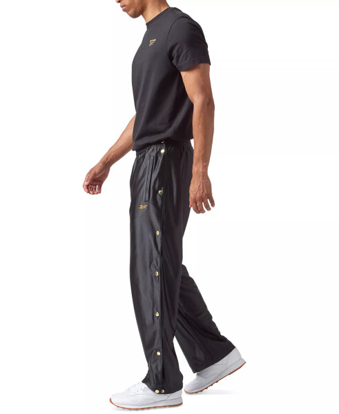 Men's Basketball Gold-Tone Snap Pants, Created for Macy's Black - 10