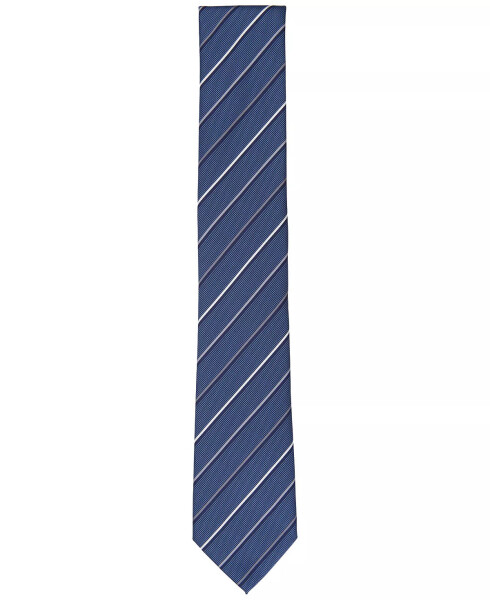 Men's Belwood Slim Stripe Tie, Created for Modazone Navy - 2