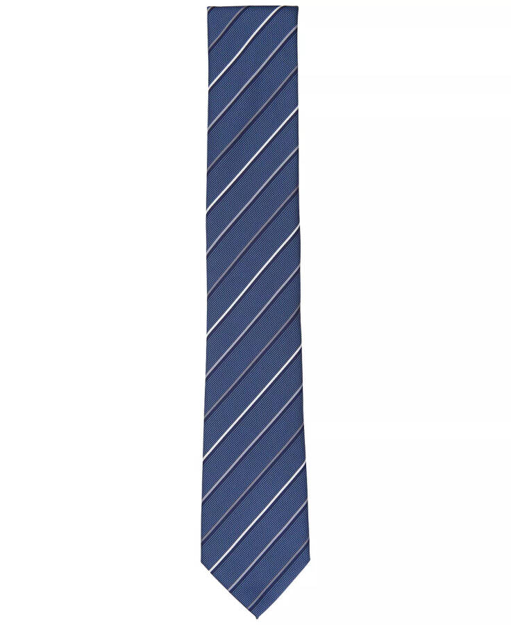 Men's Belwood Slim Stripe Tie, Created for Modazone Navy - 2