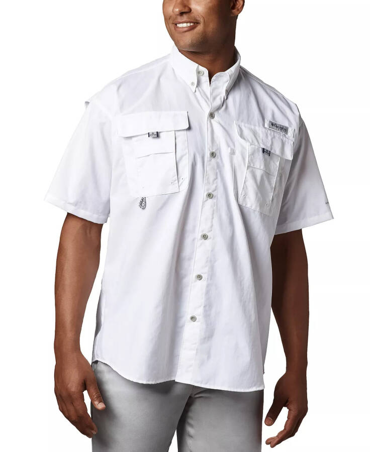 Men's Big & Tall Bahama II Short Sleeve Shirt White - 1