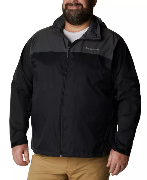 Men's Big & Tall Glennaker Lake™ Rain Jacket Black, Grill - 1