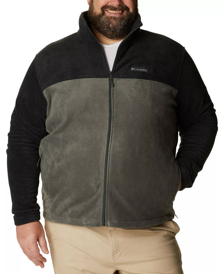 Men's Big & Tall Steens Mountain Fleece Jacket Black, Grill - 1