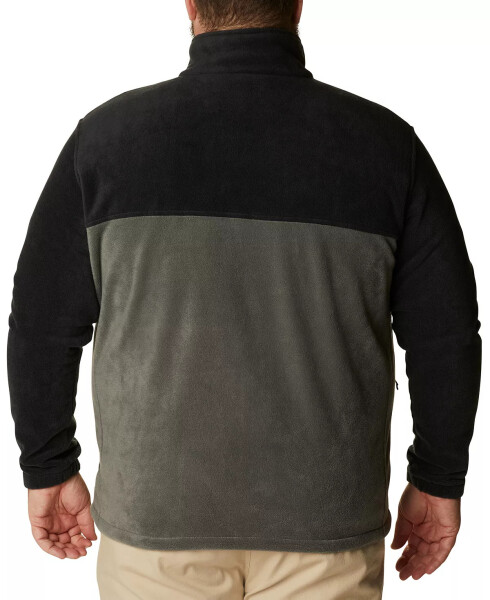 Men's Big & Tall Steens Mountain Fleece Jacket Black, Grill - 3