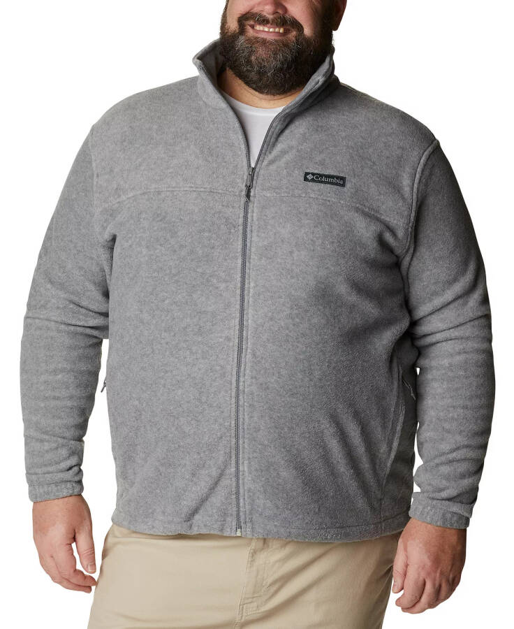 Men's Big & Tall Steens Mountain Fleece Jacket Light Grey, Heather - 1