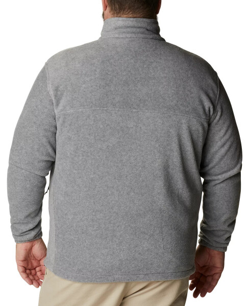 Men's Big & Tall Steens Mountain Fleece Jacket Light Grey, Heather - 2