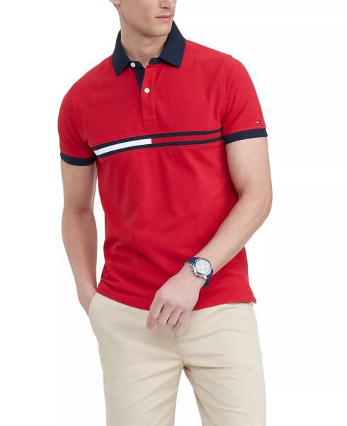 Men's Big & Tall Tanner Short Sleeve Polo Shirt Primary Red - 4