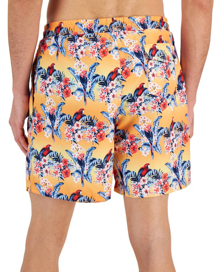 Men's Bird Tropical Floral-Print Quick-Dry 7