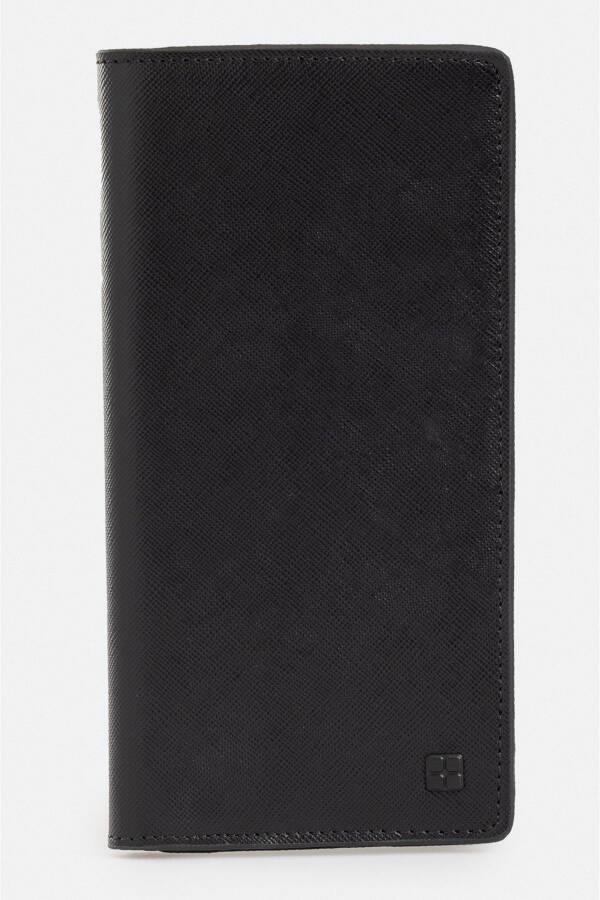 Men's Black 100% Leather Wallet B009561 - 1