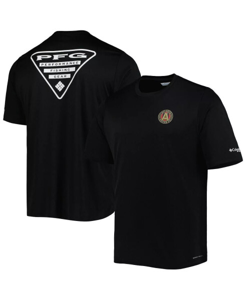 Men's Black Atlanta United FC Terminal Tackle Omni-Shade T-shirt Black - 1