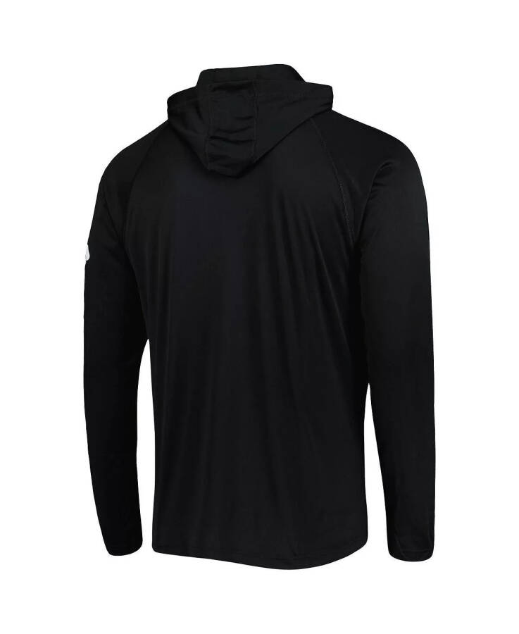 Men's Black Austin FC Terminal Tackle Omni-Shade Raglan Pullover Hoodie Black - 2