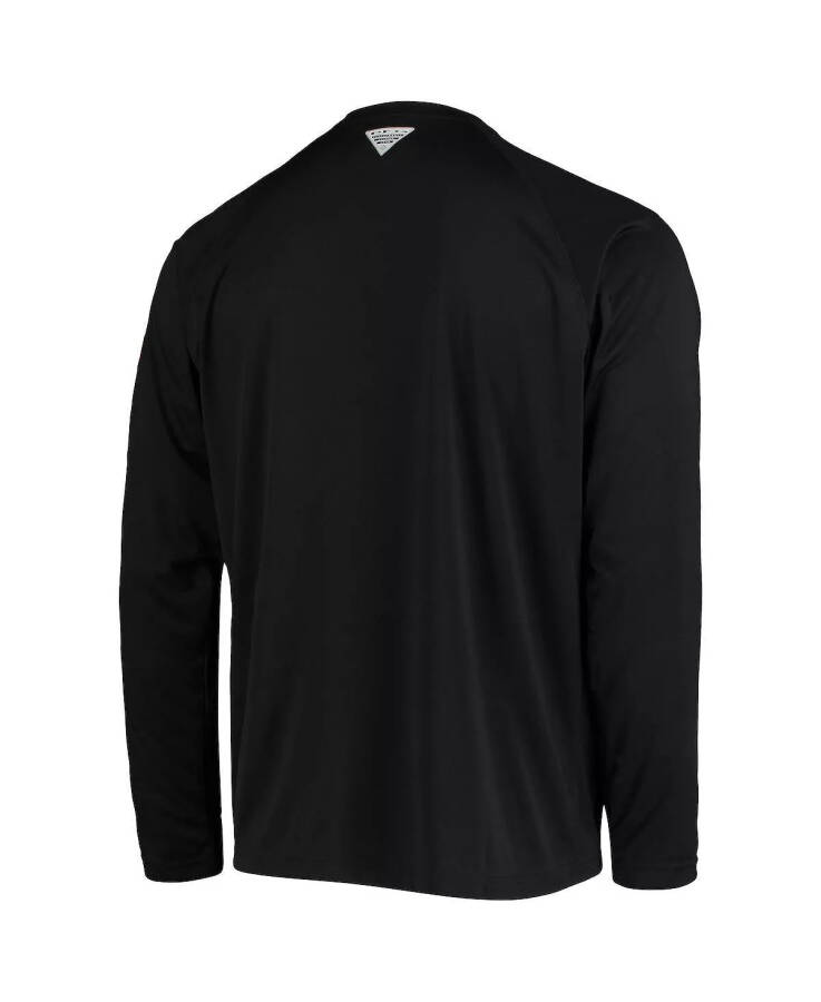 Men's Black Florida State Seminoles Terminal Tackle Omni-Shade Raglan Long Sleeve T-shirt Black - 3