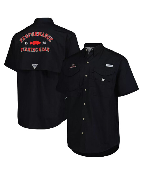 Men's Black Georgia Bulldogs Bonehead Button-Up Shirt Black - 1