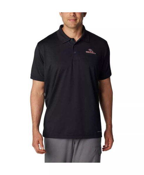 Men's Black Georgia Bulldogs PFG Tamiami Omni-Shade Polo Shirt Black - 1