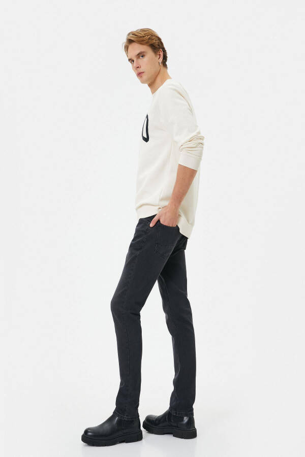 Men's black jeans - 1