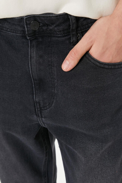 Men's black jeans - 5