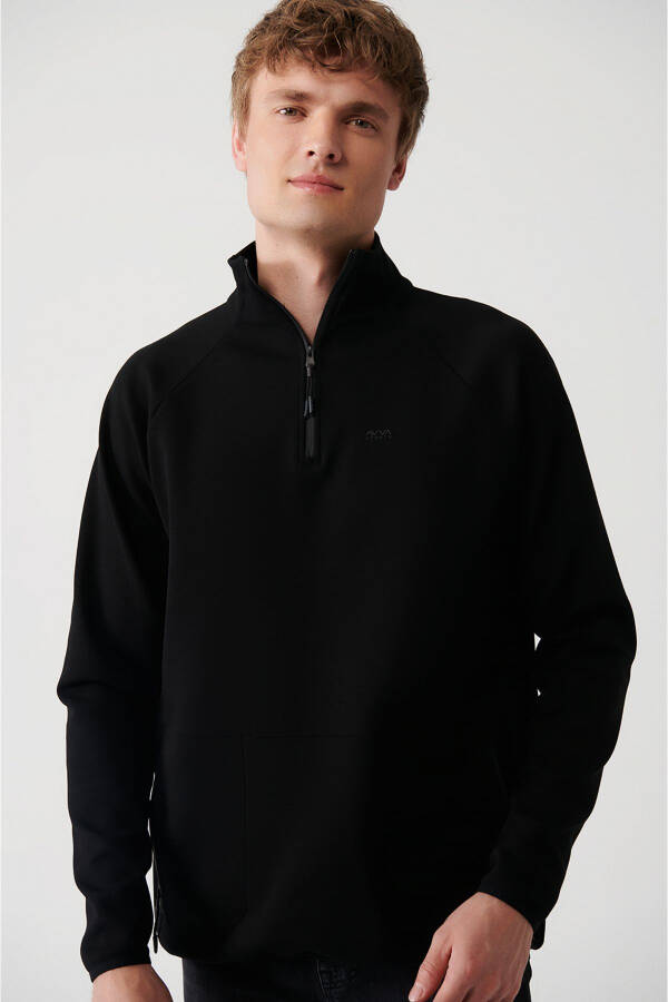 Men's Black Sweatshirt - 7