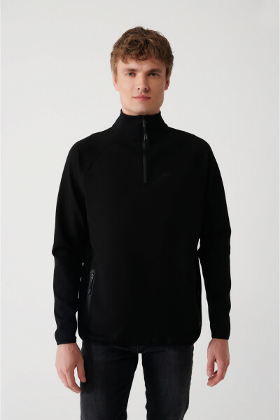 Men's Black Sweatshirt - 10