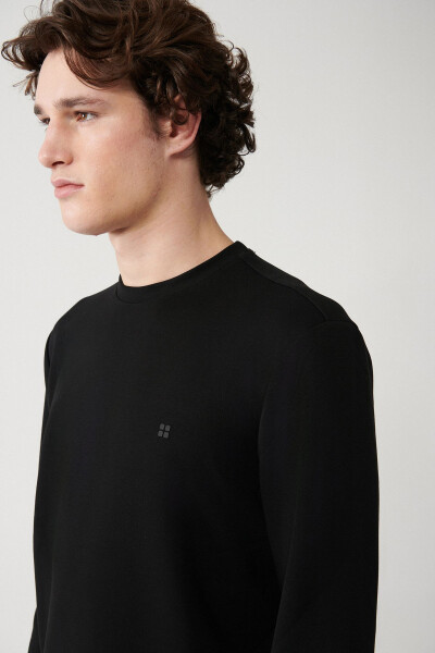 Men's Black Sweatshirt - 2