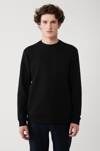 Men's Black Sweatshirt - 3