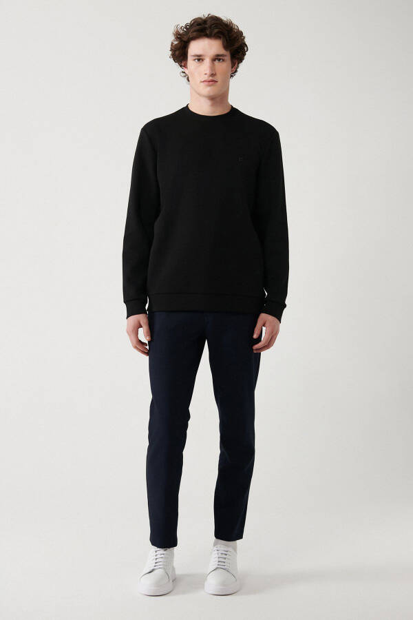 Men's Black Sweatshirt - 5