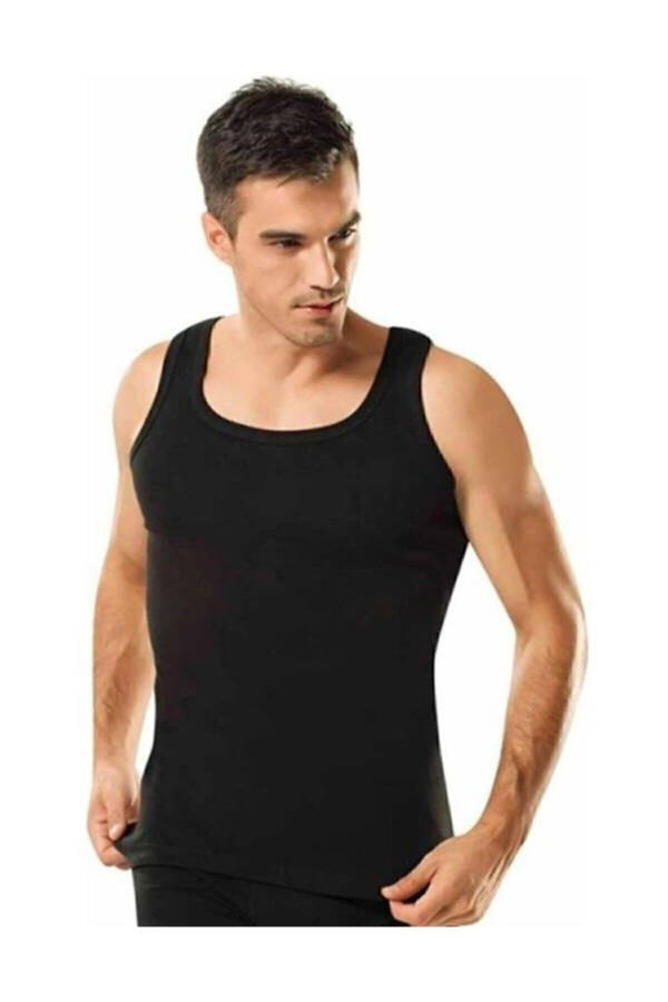 Men's Black Undershirt 3 Pack - 1