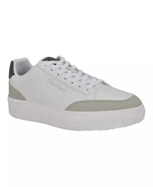 Men's Blaven Round Toe Lace-Up Sneakers Light Gray - 1