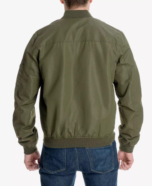 Men's Bomber Jacket, Created for Modazone Military Olive - 4