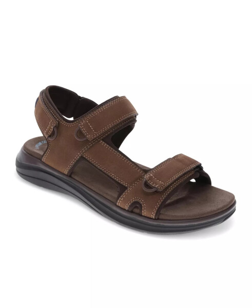 Men's Bradburn Sandals Dark Tan - 1