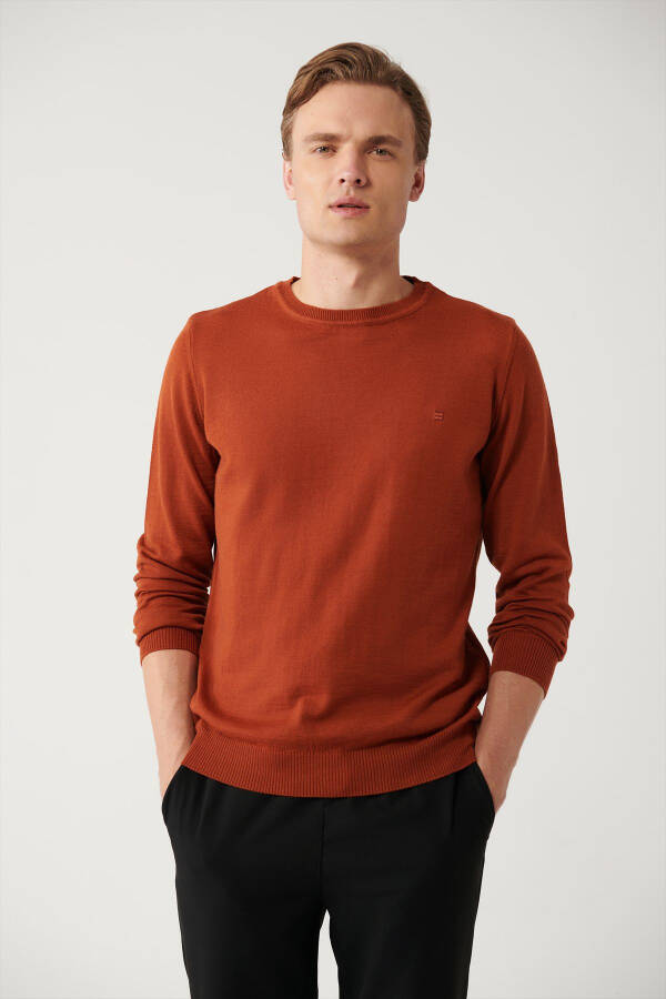 Men's Brick Knit Sweater - 1