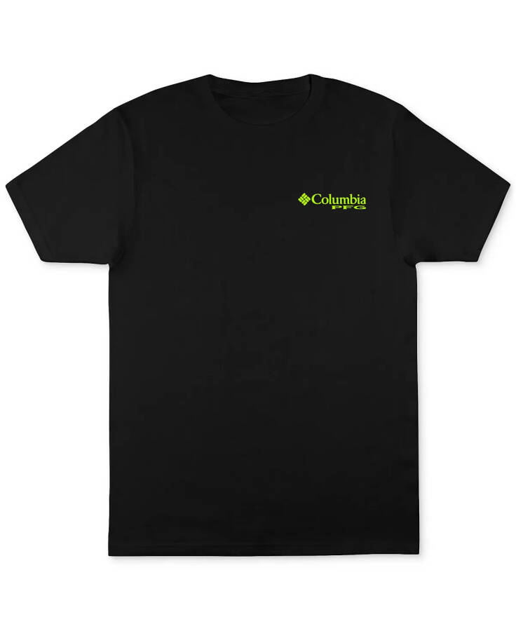 Men's Bristo PFG Bass Graphic T-Shirt Black - 2