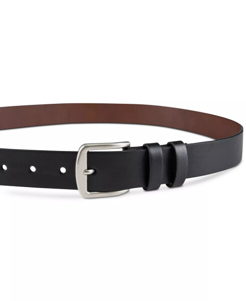 Men's Burnished-Edge Belt, Created for Modazone Black - 11