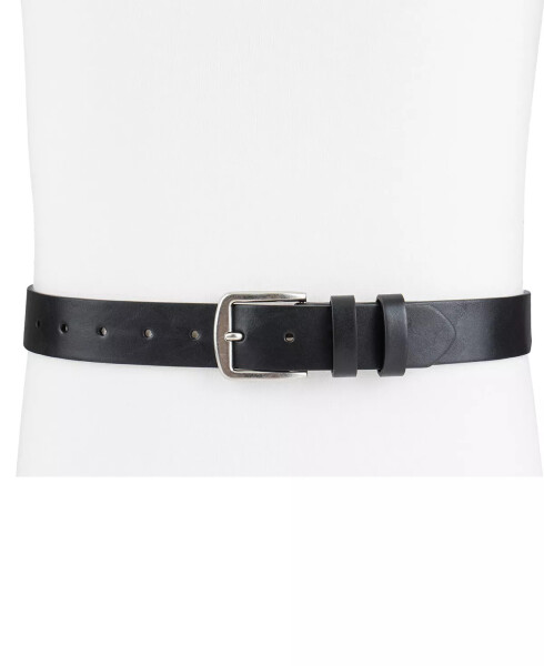 Men's Burnished-Edge Belt, Created for Modazone Black - 12