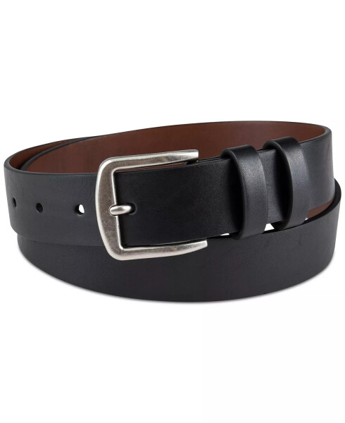 Men's Burnished-Edge Belt, Created for Modazone Black - 2