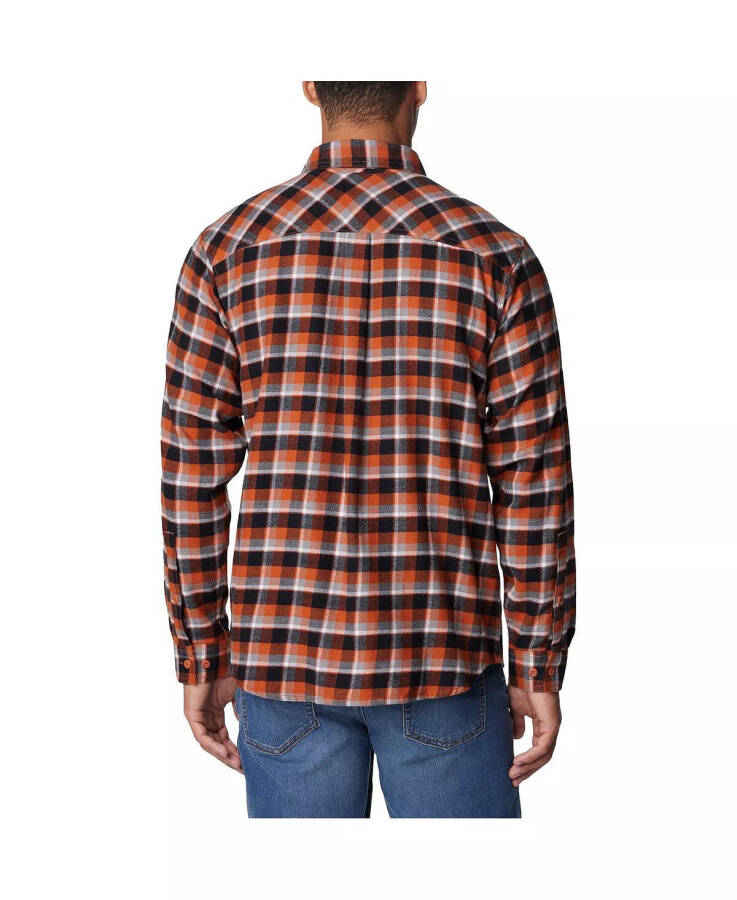 Men's Burnt Orange Texas Longhorns Flare Gun Flannel Long Sleeve Shirt Burnt Orange - 2