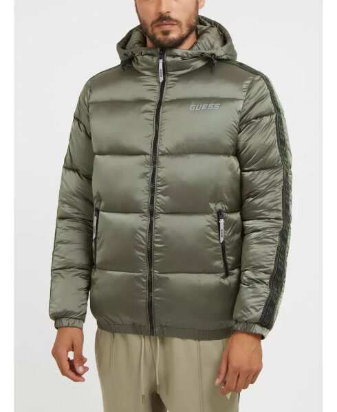 Men's Byrnie Padded Puffer Jacket Green - 1