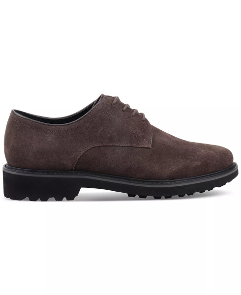 Men's Callan Lace-Up Derby Shoes, Created for Modazone - Brown Suede - 5