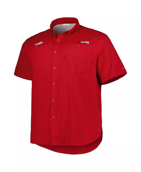 Men's Cardinal Arkansas Razorbacks Big and Tall Collegiate Tamiami Button-Down Shirt Cardinal - 4