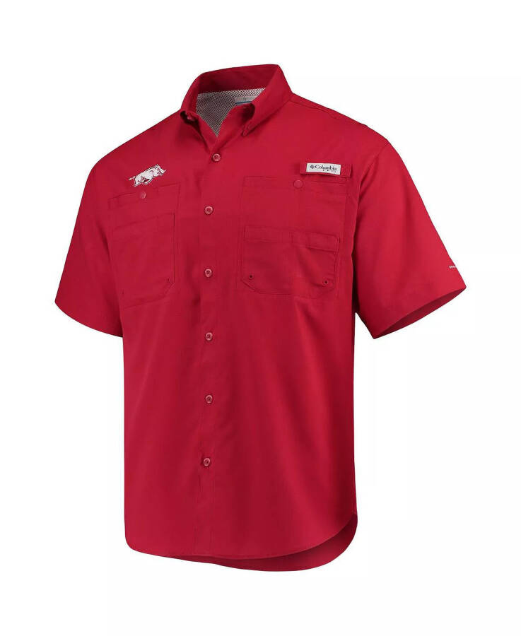 Men's Cardinal Arkansas Razorbacks PFG Tamiami Shirt Cardinal - 4