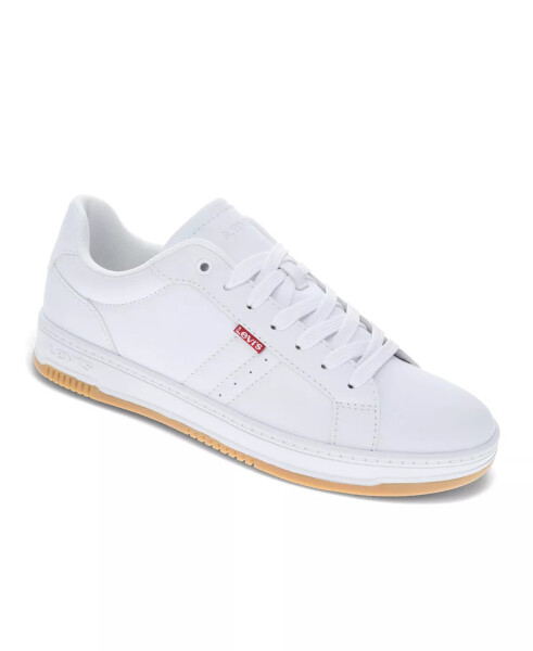 Men's Carson Fashion Athletic Lace Up Sneakers White, Gum - 1