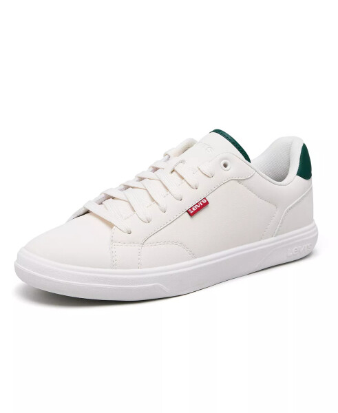 Men's Carter Casual Lace Up Sneakers White, Green - 1