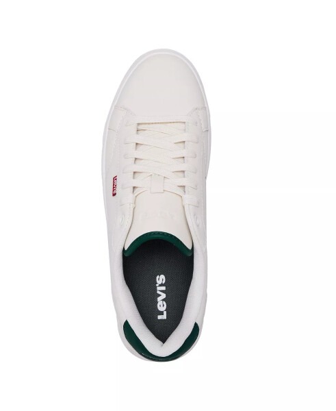 Men's Carter Casual Lace Up Sneakers White, Green - 4