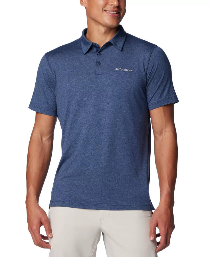 Men's Carter Short Sleeve Performance Crest Polo Collegiate Navy - 1