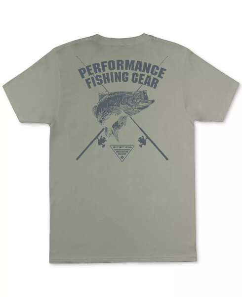 Men's Caster Performance Fishing Graphic T-Shirt Safari - 1