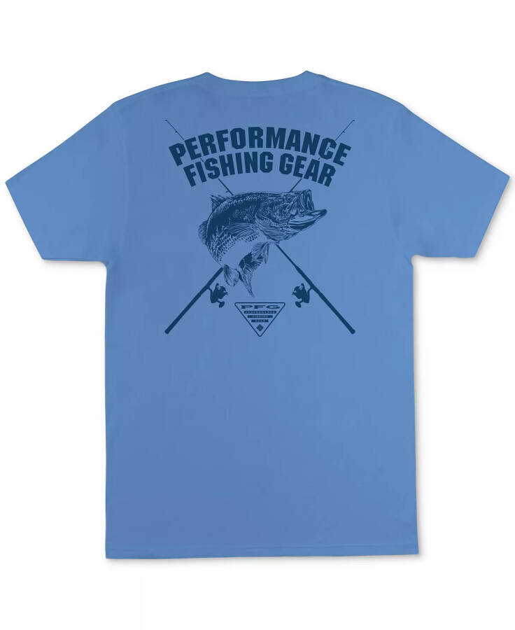 Men's Caster Performance Fishing Graphic T-Shirt Whitecap - 1